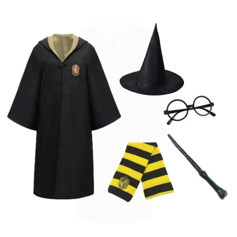 Harry Potter Cosplay Kostüm Magier Robe Kleidung Zubehör Erwachsene Kinder Schuluniform Halloween Umhang