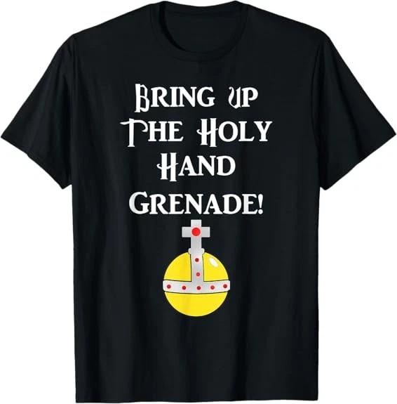 Holy Hand Grenade Shirt Funny Costume Best Tee T-Shirt S-3XL XXXL