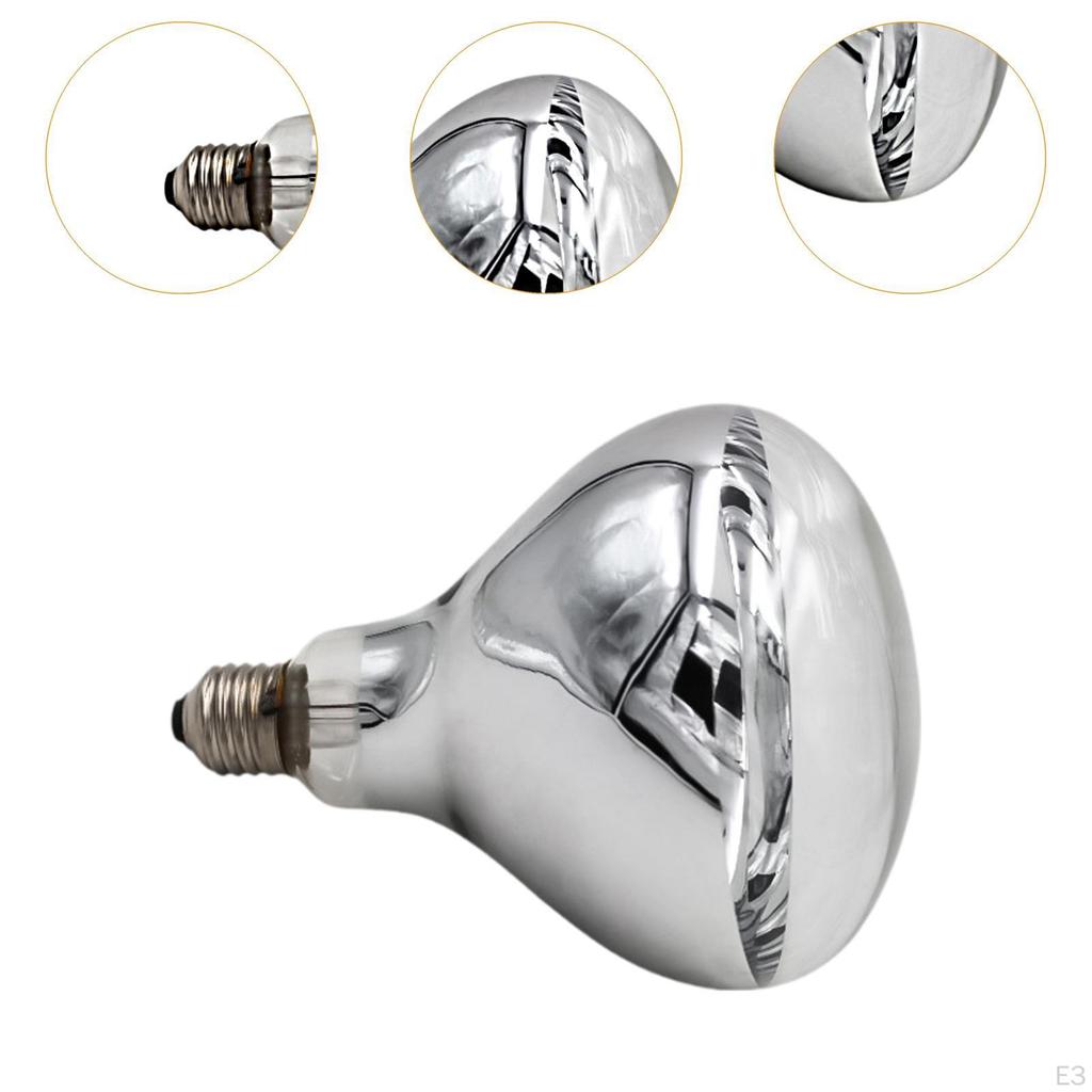 Heat Lamp Compact Efficient Fast Heating for Outdoor Animals Pet Reptiles Poultry Chicken Coop