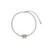 Ribbon mini Choker (Silver)