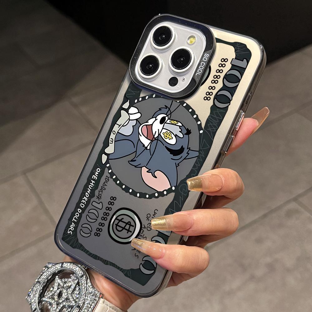 

Money Jerrys Toms Phone Case for Samsung Galaxy S26 S25 Edge S24 S23 S22 S21 FE S20 Ultra Plus 5G Colorful Silver Hard Cover Galaxy S20 FE