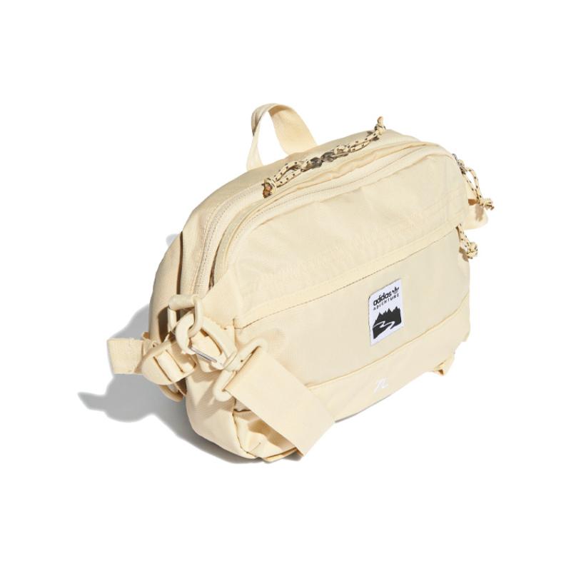 adidas Originálna polyesterová taška cez rameno, crossbody taška, ľadvinka Regular Unisex Béžová Adidas HE9717