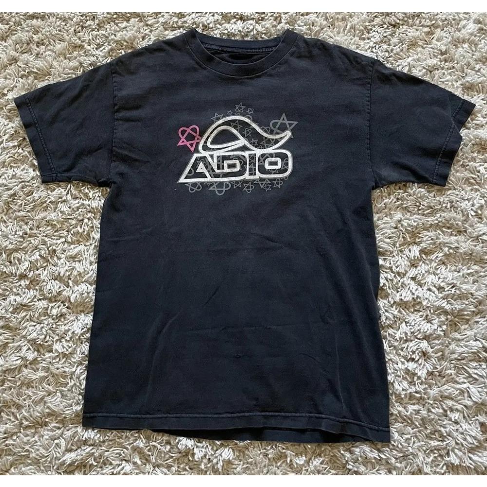 2025 Adio Skateboarding T-Shirt Men Women Short Sleeve Cotton Tees Retro Hip Hop Sports T-shirt High Quality Y2k Tops Streetwear