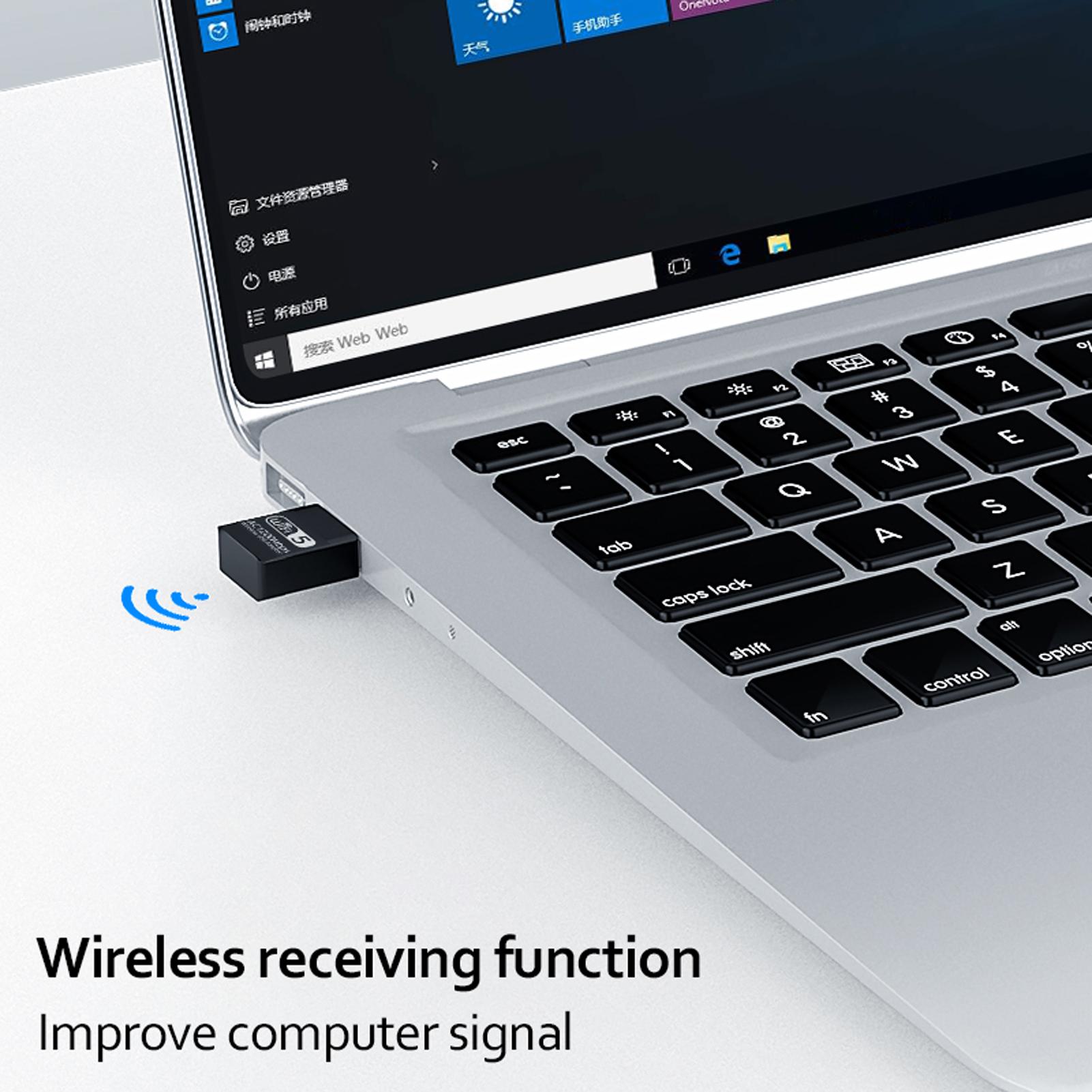 

2.4G 5G AC1300Mbps Бездротова мережева карта USB-адаптер Дводіапазонний WIFI-приймач RTL8812 різнокольоровий