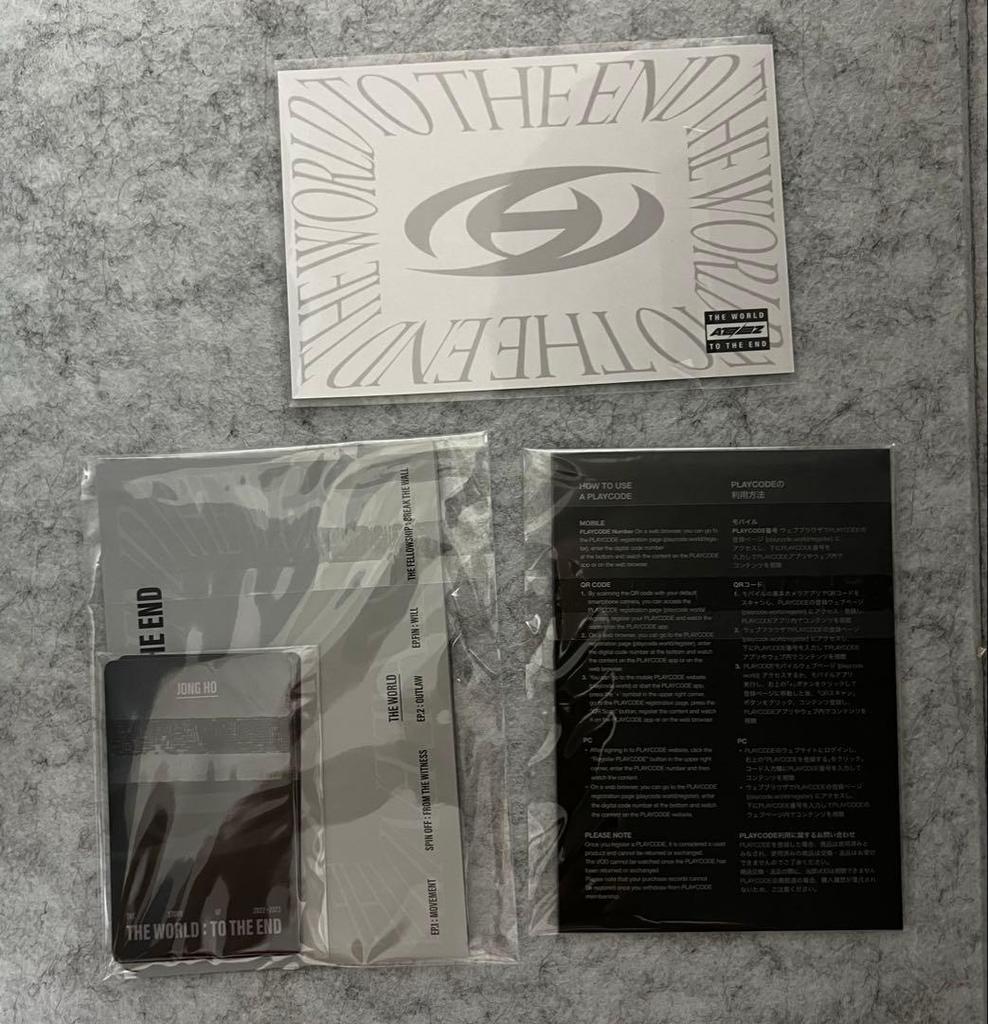 [USED] ATEEZ THE WORLD : TO THE END PLAY CODE