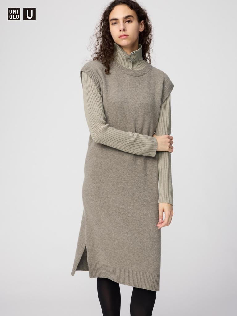 Uniqlo Lambswool Dress  Sleeveless 