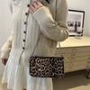 Stylish 2024 French Trendy Small Square Bag With Chic Leopard Print Design