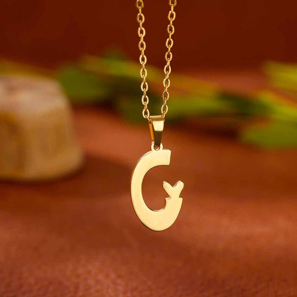 Stainless Steel Heart Initial Letter Necklace for Women Gold Plated Alphabet Pendant Necklaces Vintage Waterproof Jewelry Gifts