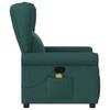 Massage Chair Dark Green Fabric