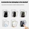 9.7x6.4cm PC Ring Doorbell Cover Waterproof Doorbell Cover Rainproof Protective Case Push Button Shield Multipurpose Storage Box