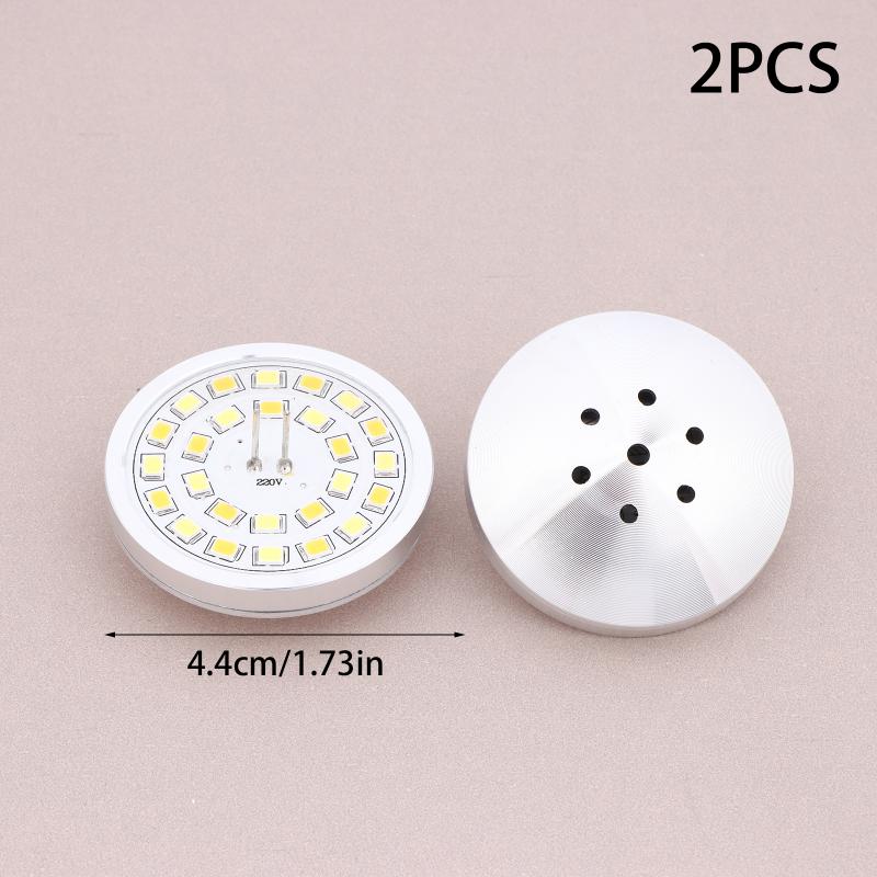 

2PCS G4 Reverse Insertion Driver Free G4 SMT Light Source 110V220V Two Pin LED Beads Aluminum Integrated Wick Bulb Lighting Bulb срібний