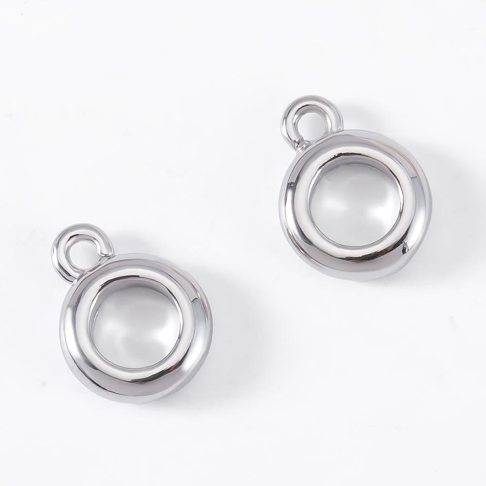 

5pcs 10pcs 18K Gold Plated Bails Jewelry Accessories Pendants Bead Separator Charm Holder Jewelry Making Supplies Necklace Bail 5PCS