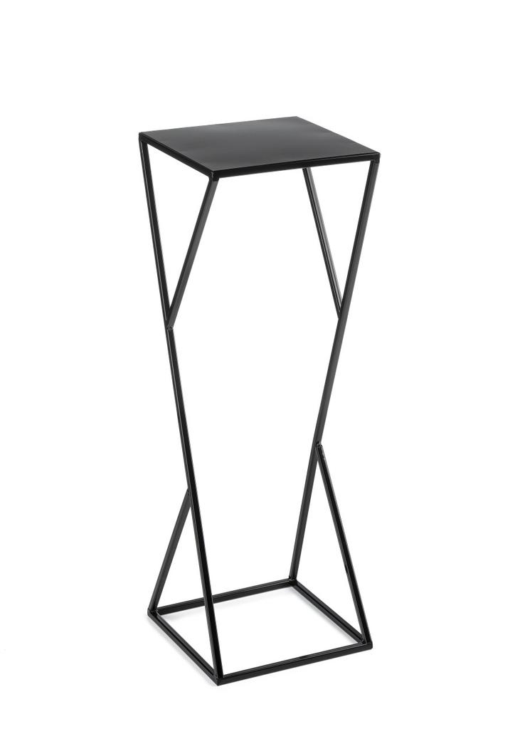 Kwietnik Nowoczesny Loft Czarny 70 Cm