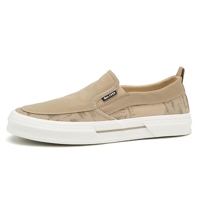 New Summer Mens Shoes Fashionable and Versatile Trendy Casual Shoes Mesh Breathable Board Shoes