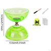Chinese Diabolo Set Five Bearing Fun Classic Versatile Accessories Juggling Toy for Children Garden