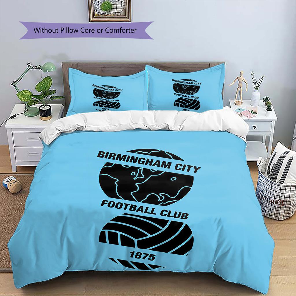 Birmingham City Pattern Bedding Quilt Set Home Decoration Gift (1 * Duvet Cover + 2 * Pillowcase Without Core)
