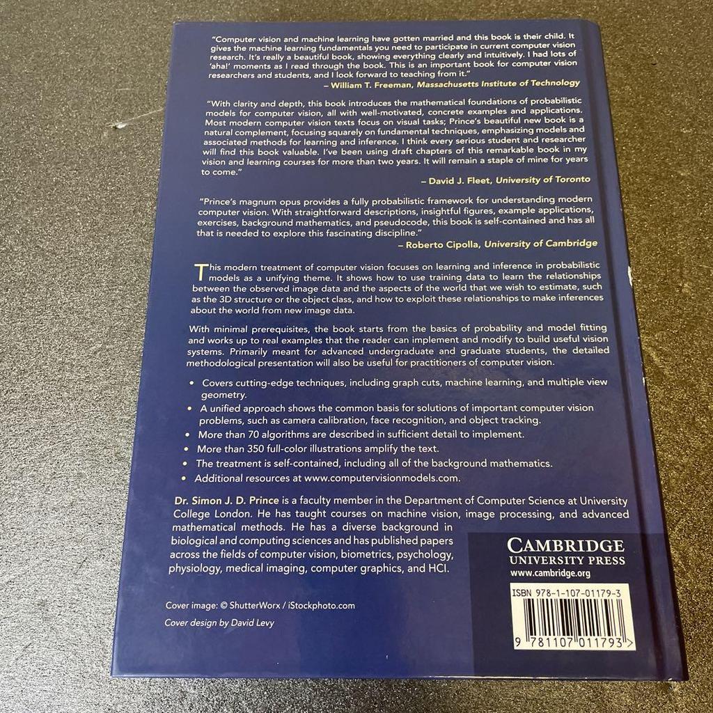 [USED] Computer Vision Computer Vision Books