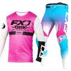 Motokrosová sada pro děti 4 5 6 7 8 9 10 11 12 13 let Mladé dítě Motocykl chlapec dívka Dres Sady kalhot závodní kombinéza Off-road Enduro MX MTB