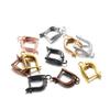 6-12Pcs/lot French Hoop Lever Back Open Loop Earring Hook Clasps Settings For DIY Jewelry Making Findings Accessories Supplies