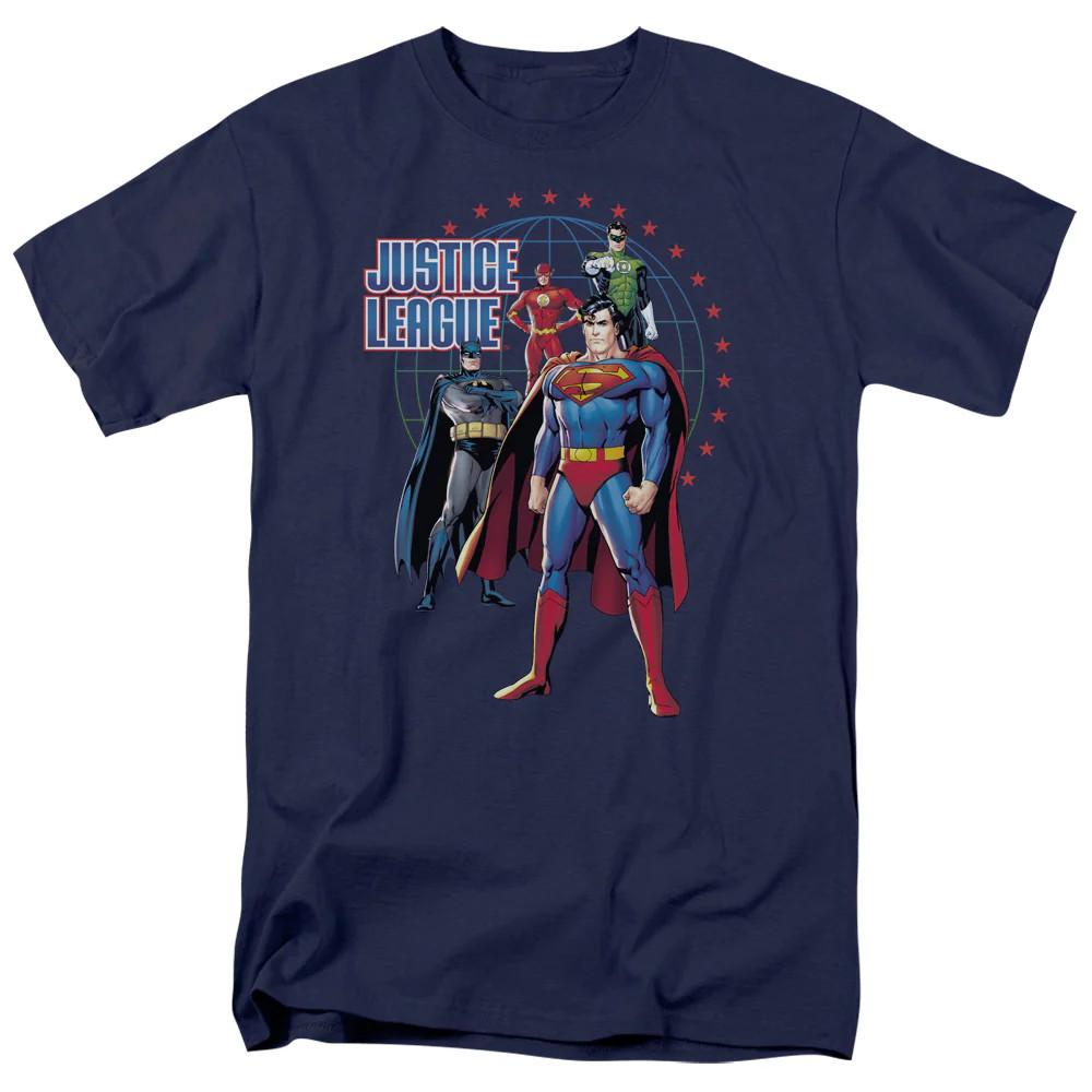 

Justice League Of America Protectors Mens T Shirt Navy XL