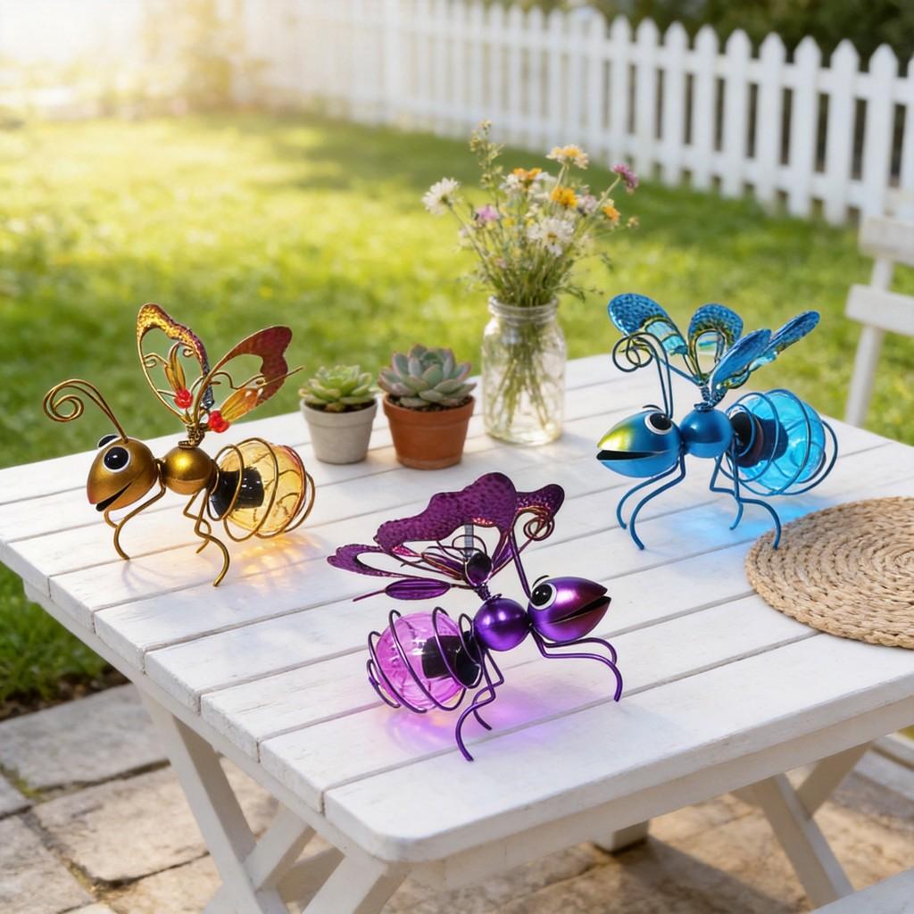 Butterfly Fairy Solar Led Garden Decor With Flying Feature For Outdoor Landscaping