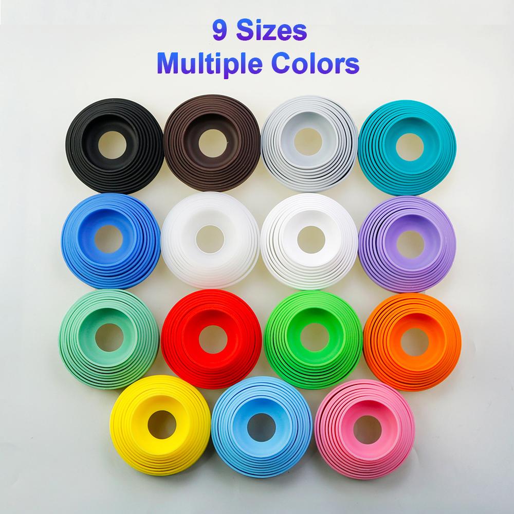 SW 16 Colors 5.5CM Threaded Silicone Cup Bottom Cover 55MM Coaster Sleeve Sheath Cup Bottom Ring Wear-resistant Bottom Cover