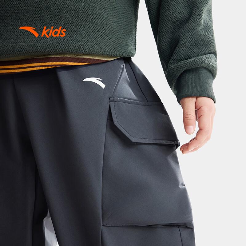 Anta Kids' Boys' 2026 Spring Outdoor Woven Sport Pants A52616504