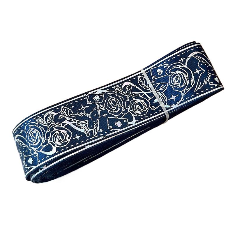 2.5cm*4.5m/Roll Packaging Ribbons Decorative Wrapping Gift Box Multiple Colors DIY Cartoon Lolita Clothing 14 Colors