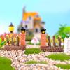 2pc Mini Resin Fence Craft Garden Micro Figurines Tiny Garden Ornaments Bonsai Home Decoration