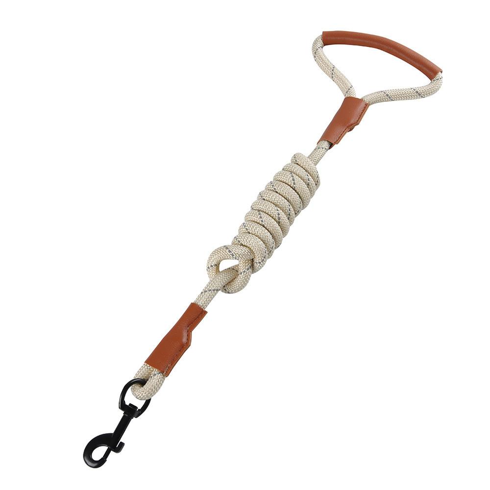 

Pet Dog Leash Nylon Reflective Medium Large Dogs Walking Rope For Outdoor Use 0.8cmx1.5m бежевий