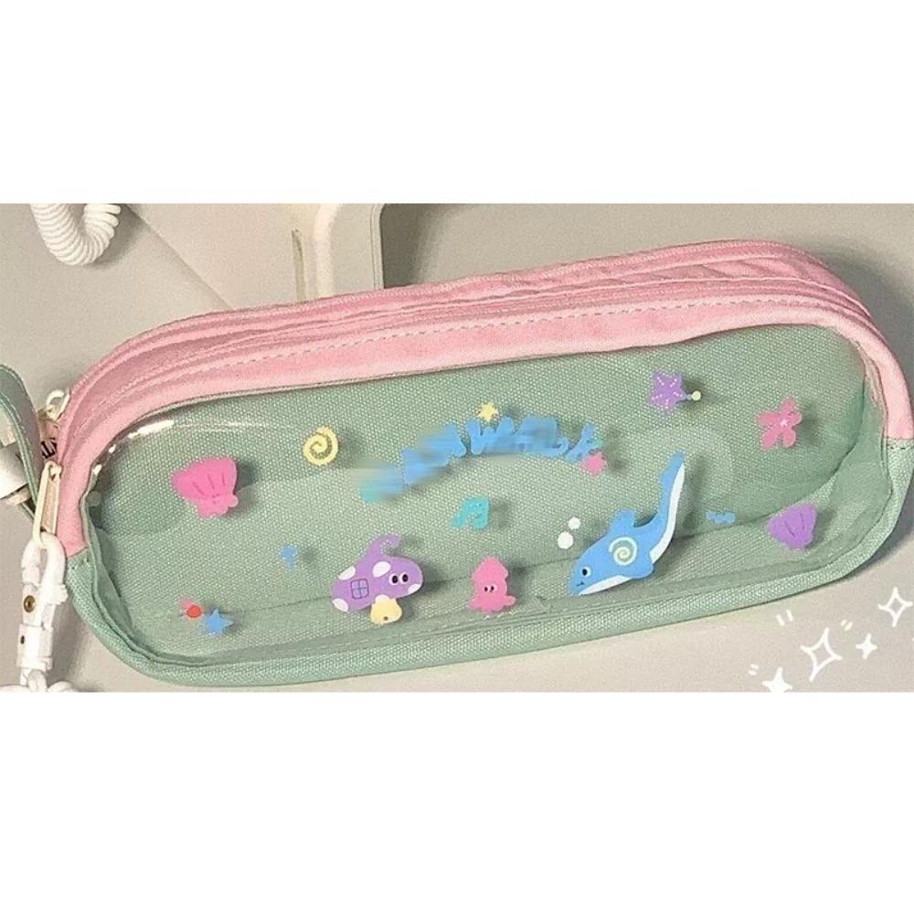 Multi-functional Pen Bag Bear Shape Pencil Case High Quality Pen Box  School Office