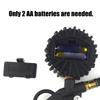 Digital Tire Inflator for Car and Motorcycle Tire Care with Lighted Pressure Display, Hose Tool and Grip Body Design