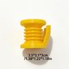Random Style Knitting Finger Guard Sleeves 4Pcs, Durable Plastic Yarn Guide Finger Caps, Comfortable Protective Covers