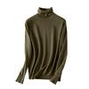 Womens Turtleneck Sweater Slim Fit Wool Long Sleeve Seamless Temperament