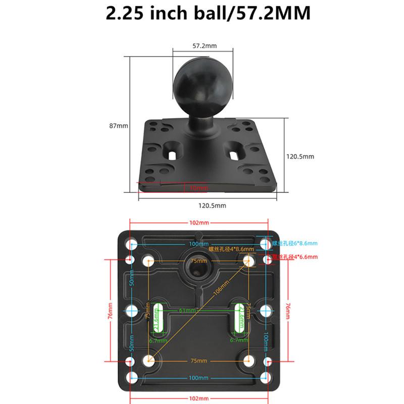 2.25" Ball Base D Size suitable for ram mounts accessories for automotive truck Engine parts