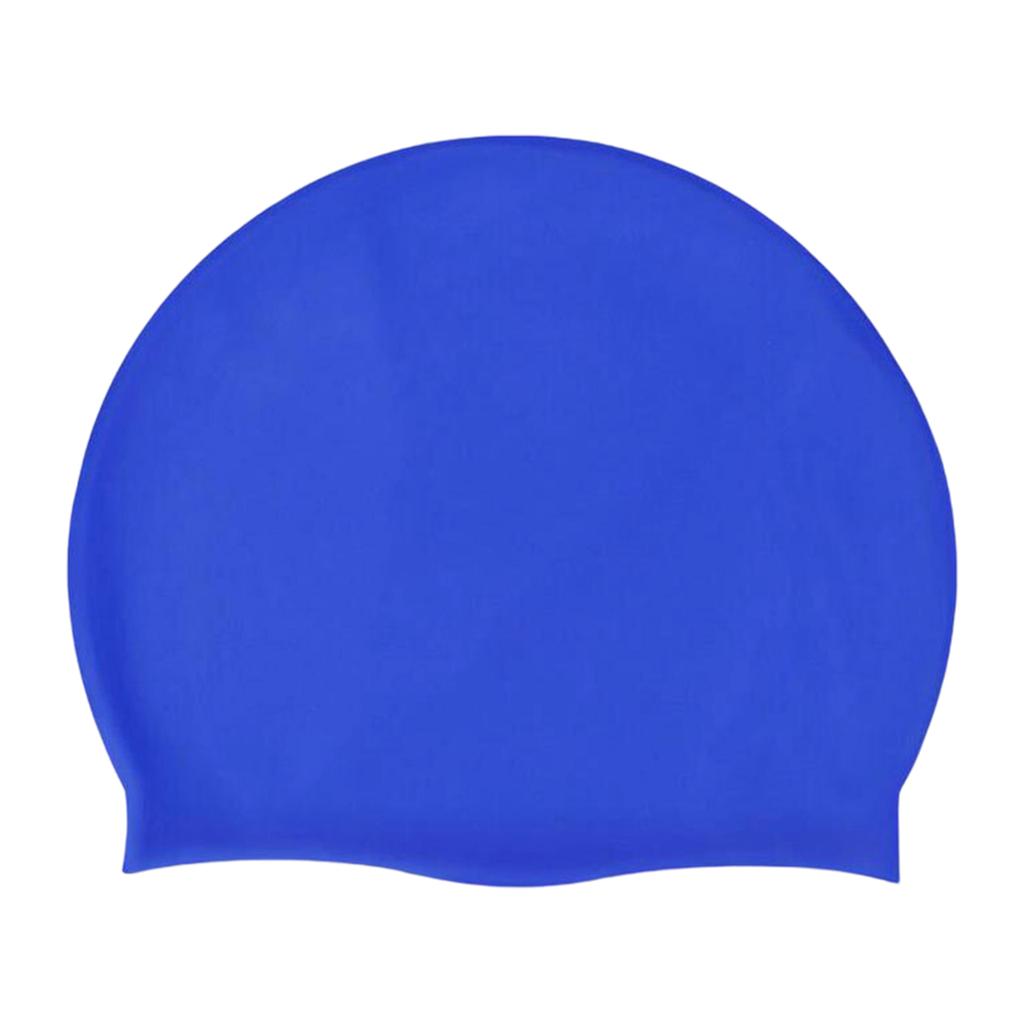 Silicone Swim Cap High Elasticity Waterproof Swimming Hat Ear Protection Comfortable Fit Stretchable Material Durable Design
