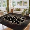 Linkin Park Design Crystal Velvet Rug Soft Decorative Mat for Bedroom Entrance