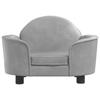 Dog Bed Light Grey 66x40x45 Cm Velvet