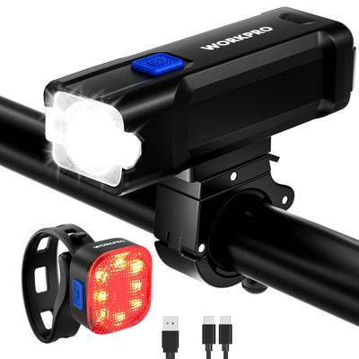 WORKPRO Bicycle Light Set, Bicycle Light, Bicycle Headlight, Tail Light
