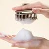 Silicone Shampoo Head Scalp Massage Brush Bath Body Skin Soft Washing Comb Hair Cleaning Brush Scalp Exfoliator Brush