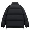 Stand-collar Solid Color Cotton Coat for Men and Women Same Style Winter Bread Suit Large Size Jacket