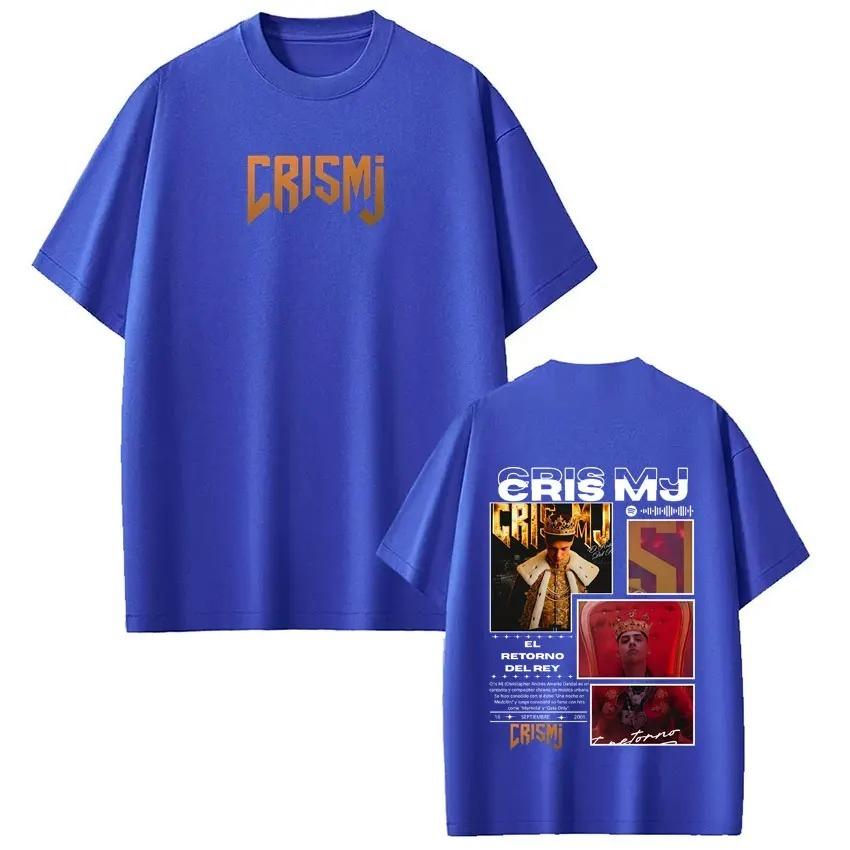 Fashion Unisex Women Tshirt Rapper CRIS MJ Album Tour 2026 Graphics Fan Gifts Tees Cotton Loose Casual Hiphop Tshirts Streetwear