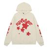 Felpa Oversize Unisex con Stampa di Lettere Metallizzate Stile Hip Hop Felpa in Cotone Uomo Abbigliamento Casual Invernale