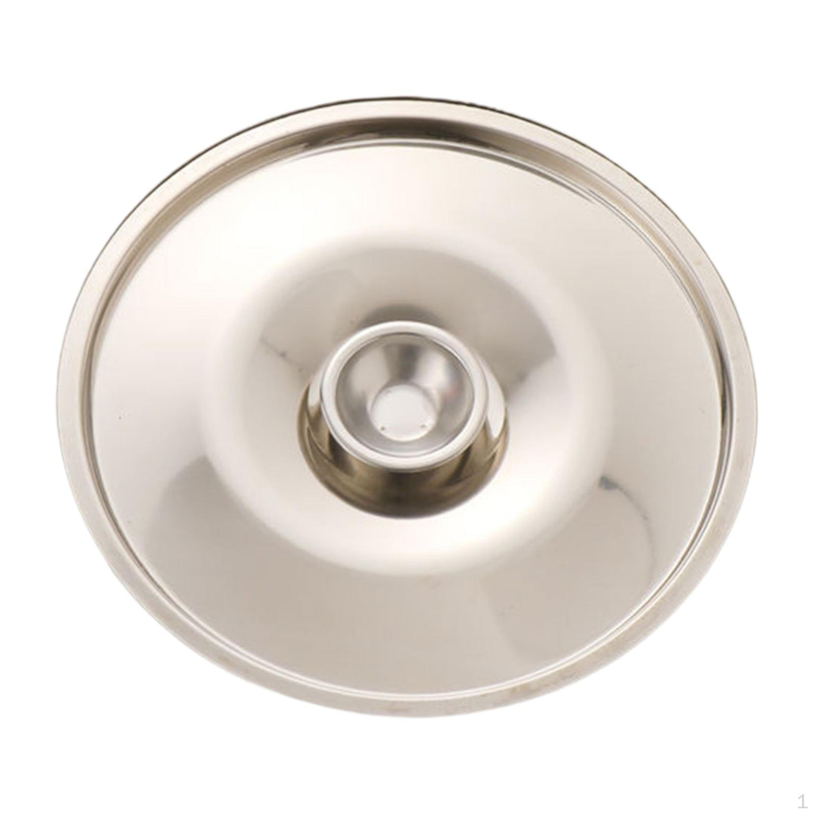 

Cooking Pot Lid Round Cover with Handle Stainless Steel Replacement Frying Pan 20cm