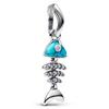 Summer Ocean Series Sea Turtle Fish Starfish Charms Beads Fit Bracelet Necklace Earings For Women DIY Jewelry Gifts