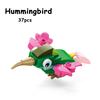 Mini Birds Series Building Block Crow Swallow Peacock Hoopoe Flamingo Parrot Eagle Bricks Toys 10in1 Educational Children Gifts
