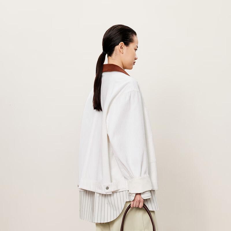 

LESS Женский хлопковый пиджак свободного кроя с лацканами S