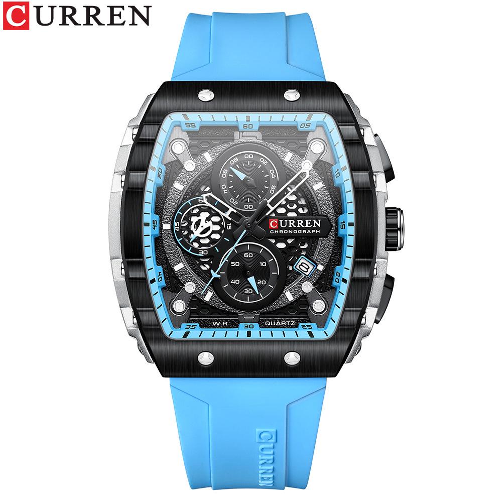 CURREN Men's Multifunction Chronograph Sports Watch 8442
