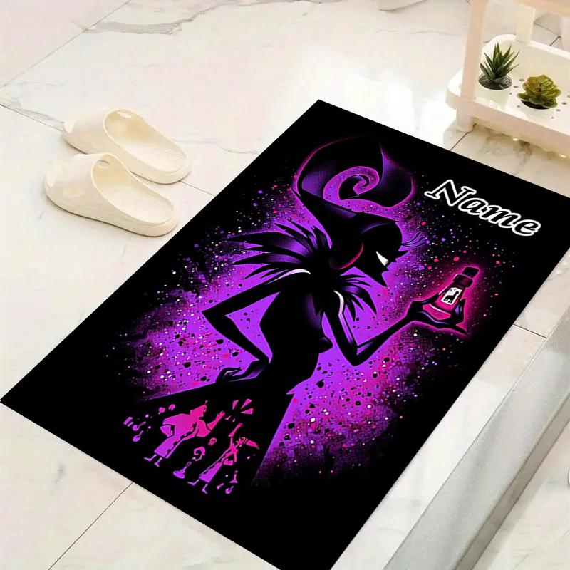 Custom 1Pc Princesses Pink Fantasy Rug Office Carpet Indoor Outdoor Entrance Doormat Nonslip Soft And Comfortable Living Room D916218