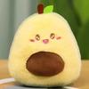 Fruit & Vegetable Plush Toy Set: Watermelon, Pineapple, Banana, Peach, Strawberry, Mango Cloth Dolls
